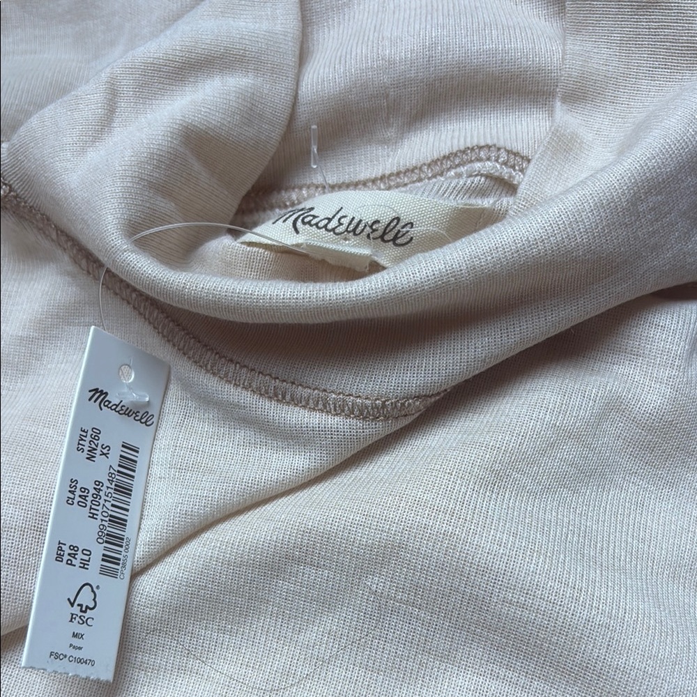 Madewell Soft Beige Knit Top